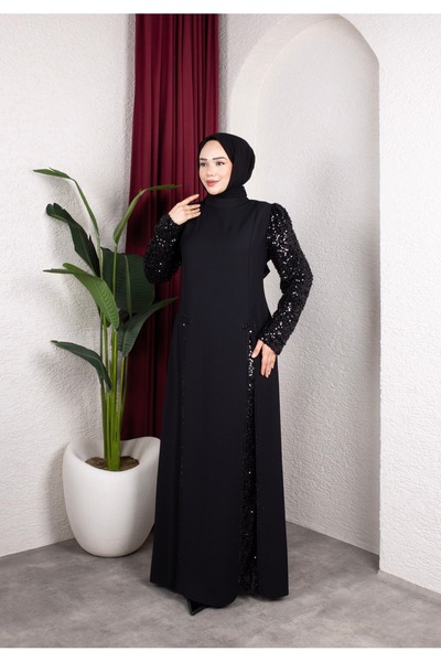 Elif Artar Ahsen abiye Siyah