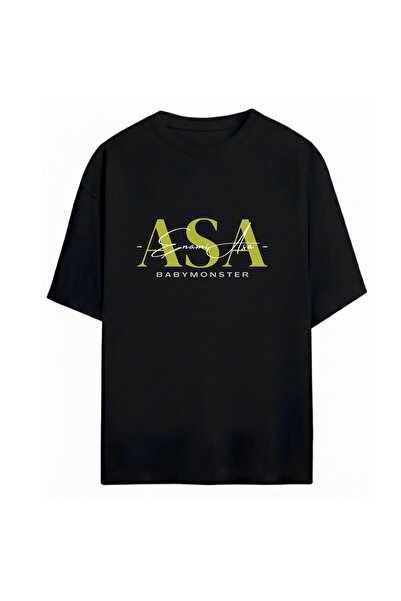 SVART WEAR Asa BabyMonster K-Pop unisex majica prevelikog kroja od 100% pamuka