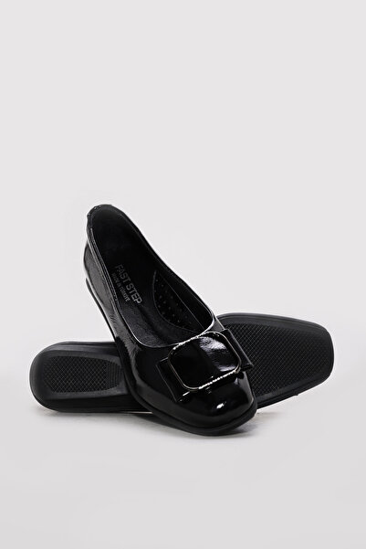 Ayakkabıhane Παπούτσια με χαμηλό τακούνι - Μαύρο - Χαμηλό τακούνι (1-4 cm)