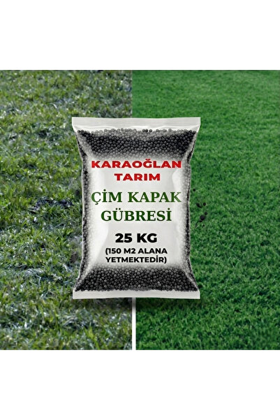 karaoğlan tarım Çim Kapak Gübresi 25 KG 150 m2 Alan İçin Özel Formül