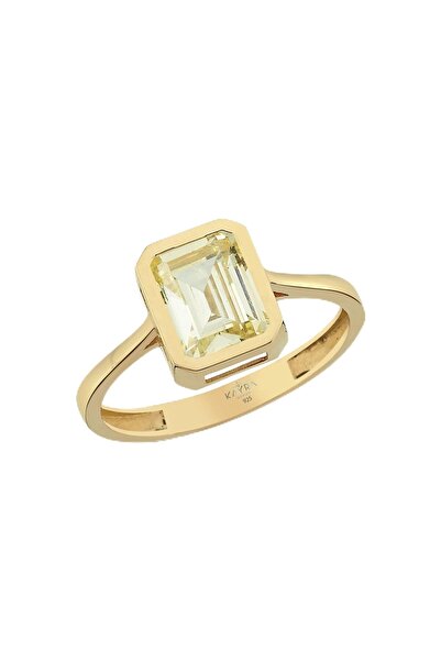 Kayra Mücevher Topaz Taşlı Gümüş Yüzük GMYZ04