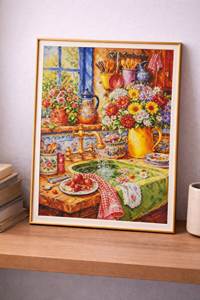 DNZt 5D Diamond Painting 50x65 cm Elmas Mozaik Boncuklu Taşlı Goblen Pano Tab...
