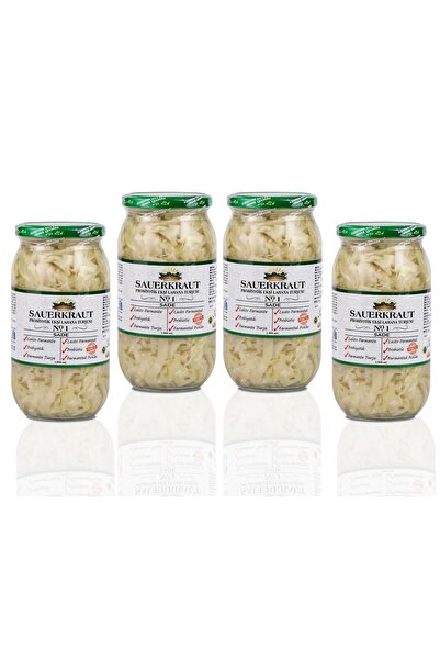 Şifaana 4 Adet Probiyotik Sade Sauerkraut Turşu (4X1000CC)