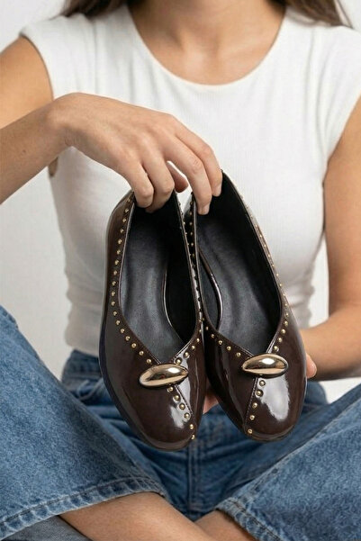 MİNNACE Μπαλαρίνες - Καφέ - Casual