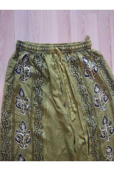 anne moda ankara Βαμβακερή βισκόζη, αυθεντικό, έθνικ, μποέμ παντελόνι σαλβάρι...