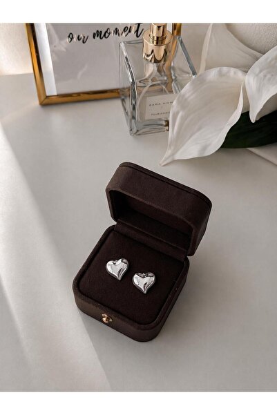 Moda Sekiz Women's Daily Stylish Elegant Heart Model Earrings