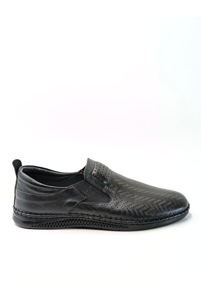 Yeşildaş Men's 100% Genuine Leather Summer Orthopedic Shoes