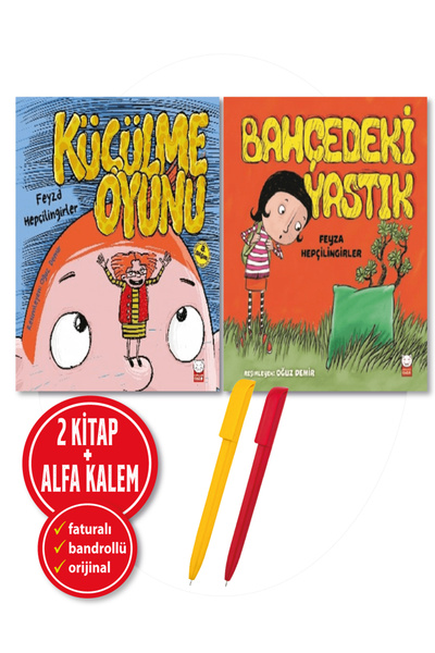 Kırmızı Kedi Yayınları قلم ألفا + الوسادة في الحديقة + لعبة الانحطاط (فيزا هي...