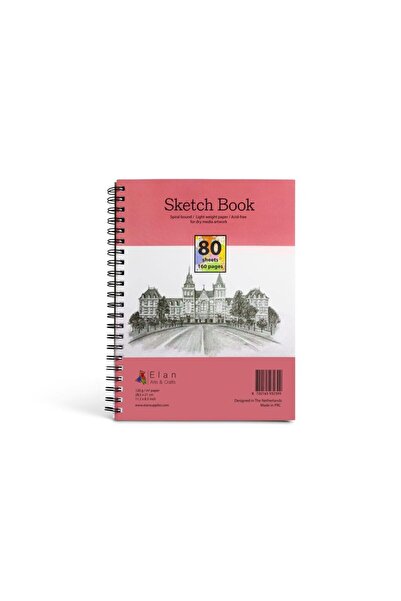 OEM Σχεδιοτετράδιο Α4, Σπιράλ, 320 φύλλα, Λείο χαρτί 120 γρ./τ.μ., Λευκό