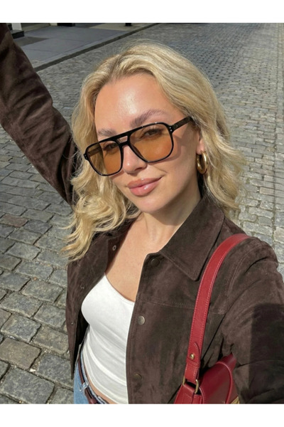 BluePepper Women's Sunglasses Pilot Frame Uv400 Glass 53 Ekartman