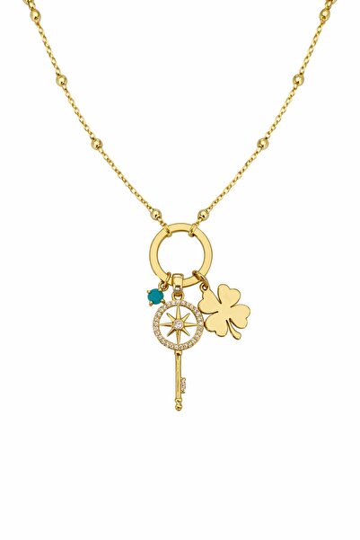 CHARMLUCKY Special Series Clover Charm Long Necklace