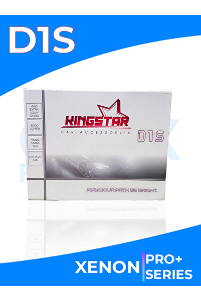 KNG D1S | LED Xenon Far Seti | KINGSTAR | 8000 Lümen Fan Soğutmalı, %200 Daha...