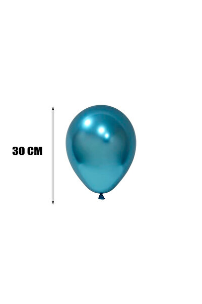 Yusuf Dirik YD Party Supplies Chrome Balloons 10 Pieces 12 Inch 30 cm