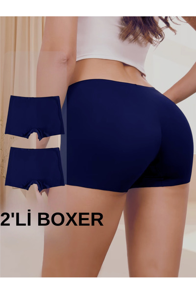 AY10 Boxer- Toparlayıcı Boxer - Yüksek Bel Boxer Boxer Tayt Spor Boxer 2'Lİ
