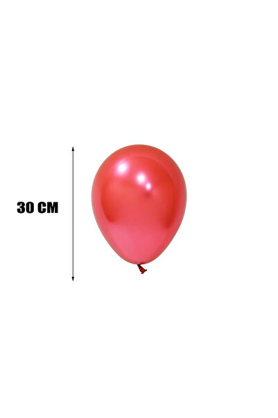 Yusuf Dirik YD Party Supplies Chrome Balloons 10 Pieces 12 Inch 30 cm
