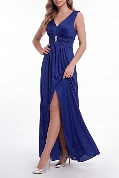 XXL BUTİK Βραδινό φόρεμα & φόρεμα χορού - Μπλε - Μακρύ