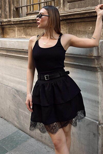 Swist Φούστα - Μαύρο - Μίνι