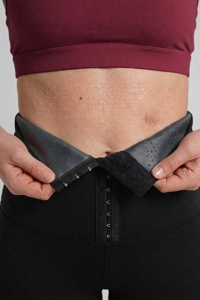 ELEGANCE KORSE Μοντέλο αθλητικών κολάν σάουνας με ψηλή μέση που αδυνατίζουν κ...