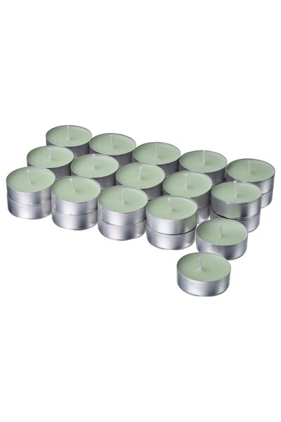 IKEA LOTSFÅGEL Scented tealight, Apple light green, 3.5 hr