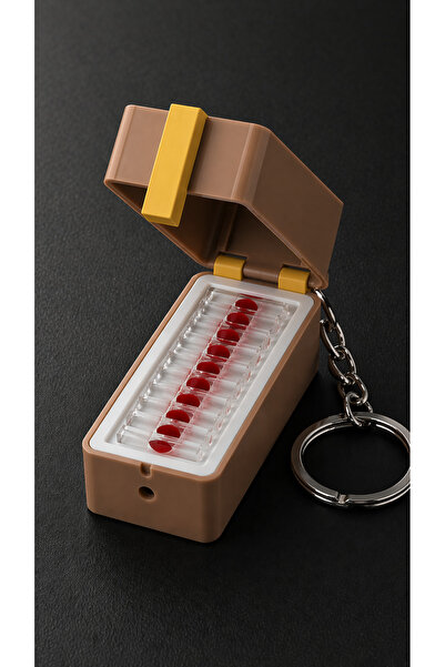 GAME SHOT Dexter Morgan Trophies Blood Slide Box Anahtarlık