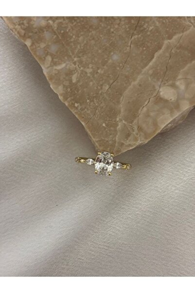 XUPING JEWELRY خاتم فولاذي بتصميم مجوهرات مرصع بالأحجار الكريمة بقطع بيضاوي