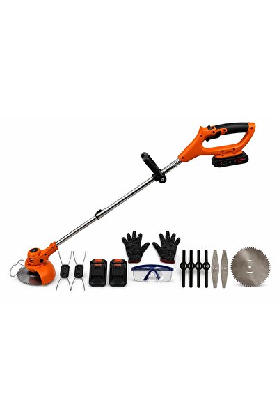 Mitsuyama JAPON Akülü Jarjlı Çim Biçme Makinesi - Teleskopik 3 Bıçaklı + Yede...