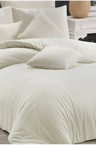 NazeninHome Ριγέ σατέν |   Γιολλού Σατέν |   Σετ Παπλωματοθήκης Τύπου Ξενοδοχ...