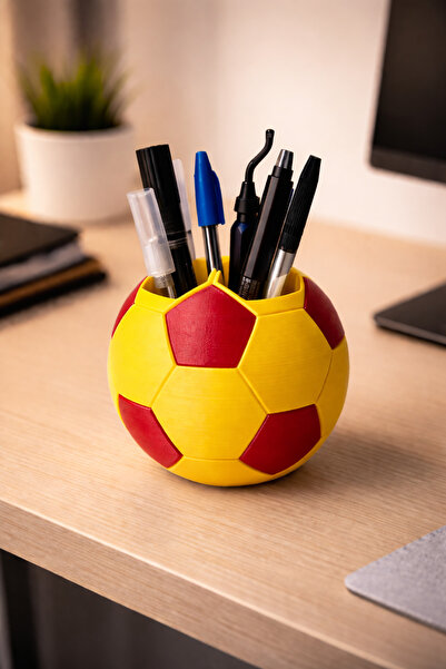 Three Dittle Birds Κίτρινο Κόκκινο Στυλοθήκη Μπάλας Ποδοσφαίρου 10 εκ. |   Ορ...