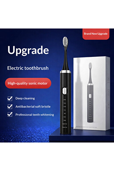 OrientC Sonic Electric Toothbrush Rechargeable Soft Bristle 8 Modes Gum Care ...