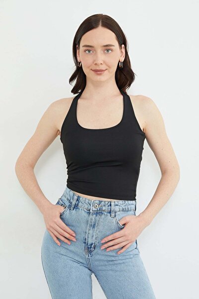 Fulla Moda Halter Neck Blouse