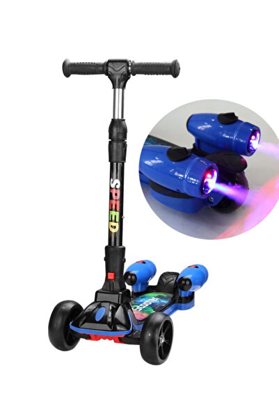 OEM Παιδικό Σκούτερ Ατμού, 3 Φαρδιά Ρόδες με LED, Ρυθμιζόμενο Τιμόνι, Αναδιπλ...