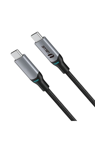 UBLUE USB-C to USB-C Cable, 100W Max, Fast Charging, 1.8m Type C, Nylon Braided, for iPhone 17 / S25