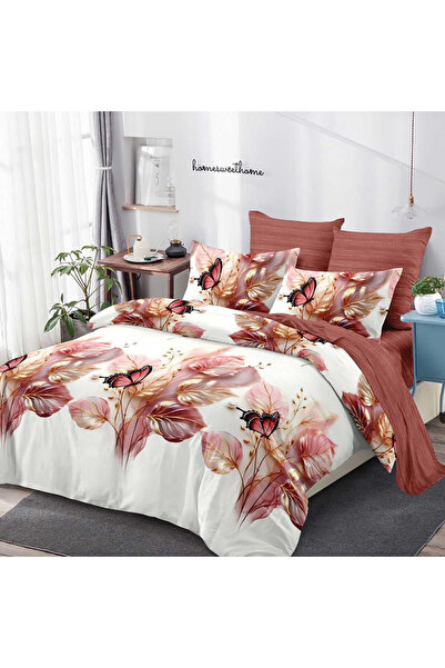 Pucioasa Lenjerie de pat cu elastic 180x200 pentru pat dublu Pucioasa, 6 pies...