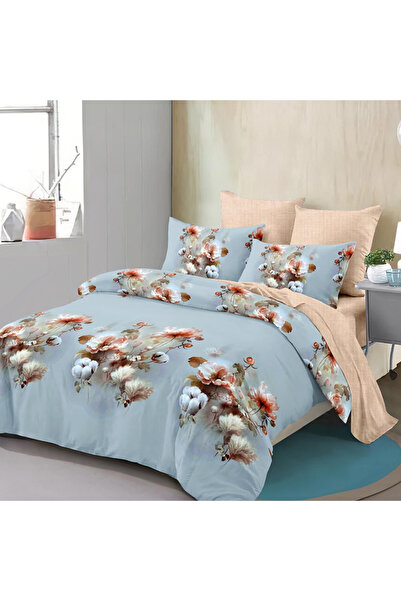 Pucioasa Lenjerie de pat cu elastic 180x200 pentru pat dublu Pucioasa, 6 pies...