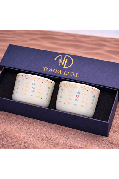 Tohfa Luxe Zahra Ceramic Cup - Set of 2