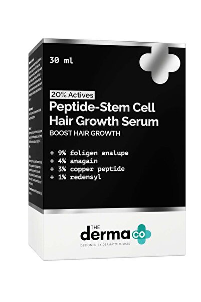 The Derma Co ديرما كو سيروم الشعر 20% ببتيد نشط 30 مل