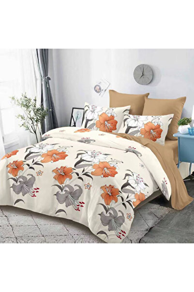 Pucioasa Lenjerie de pat cu elastic 180x200 pentru pat dublu Pucioasa, 6 pies...