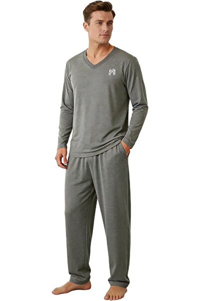 casme Mens Loungewear Sets Pajamas Set Family Night Soft Sleepwear Wear Night...