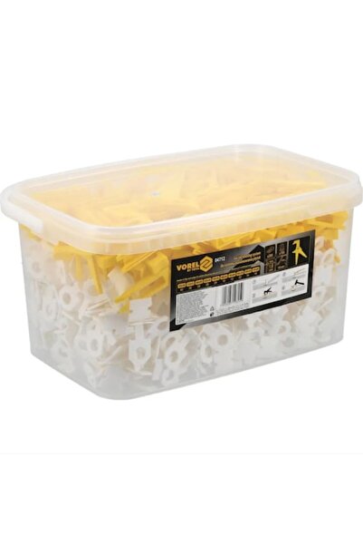 Vorel Sistem de nivelare a plăcilor ceramice 1mm 700 cleme + 200 pene + clește