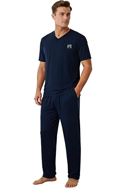 casme Mens Loungewear Sets Pajamas Set Family Night Soft Sleepwear Wear Night...