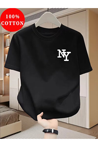 SBŞ22 100% Cotton Men's T-Shirt, Summer Short Sleeve Thin Top ﻿