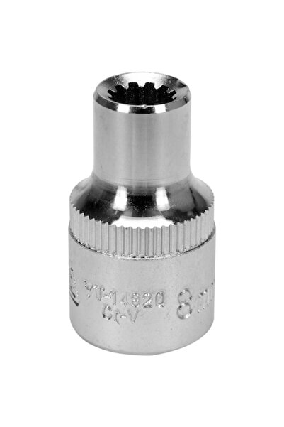 yato Cheie tubulară canelată, YT-14820, 1/2 ", 8x38mm