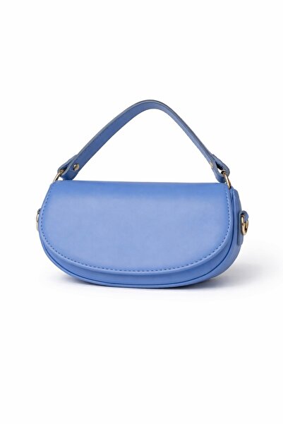 SHIKIRTI Τσάντα ώμου - Μπλε - Ψεύτικο δέρμα