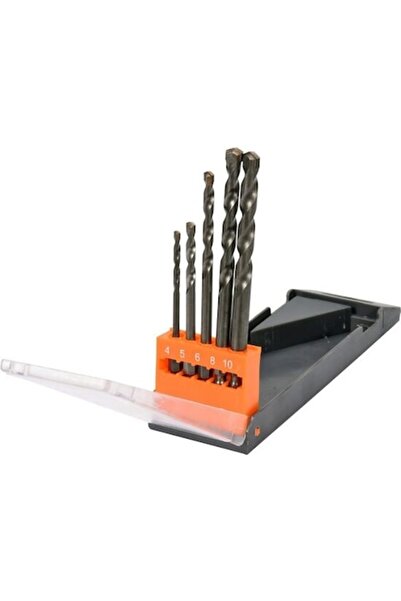 Sthor Set de 5 burghie universale 4-10 mm cu prindere hexagonală de 1/4 inch