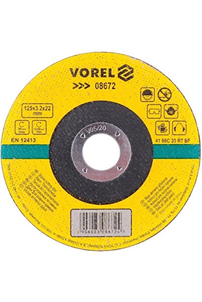 Vorel Disc de tăiere piatră 125x22x3.2 mm
