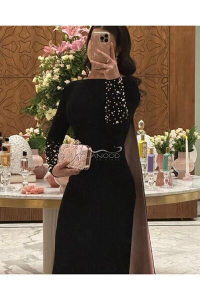 Mira Barbie plush evening dress with prominent crystal embroidery