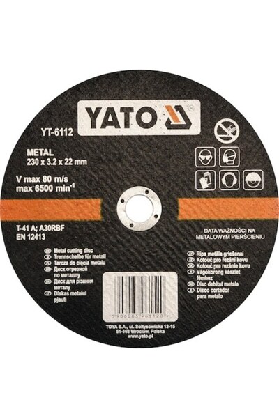 yato Disc de tăiere metal 230x3.2x22 mm