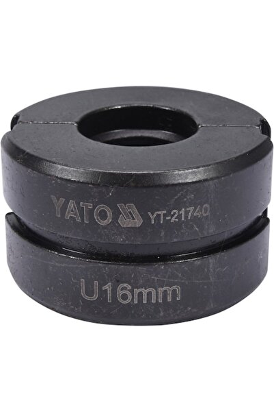 yato Cap de presare Matrix, Yato, Oțel carbon, Tip U, 16 mm, Negru