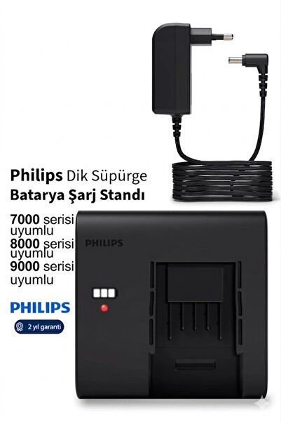 Philips Dikey Süpürge 7000,8000 ve 9000 serisi Uyumlu Islak Kuru Süpürge Şarj...