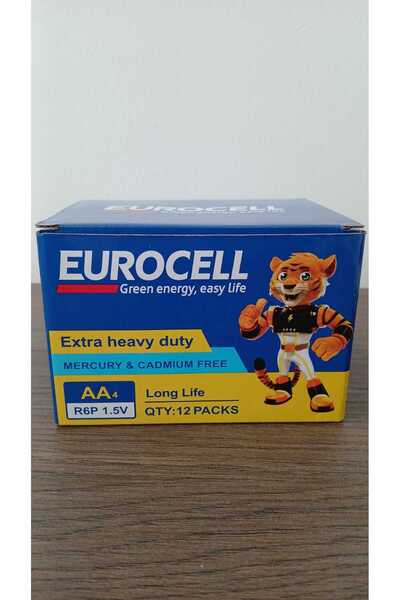 EUROCELL kalem pil İNCE 48' li paket AA4 R03P 1.5 V